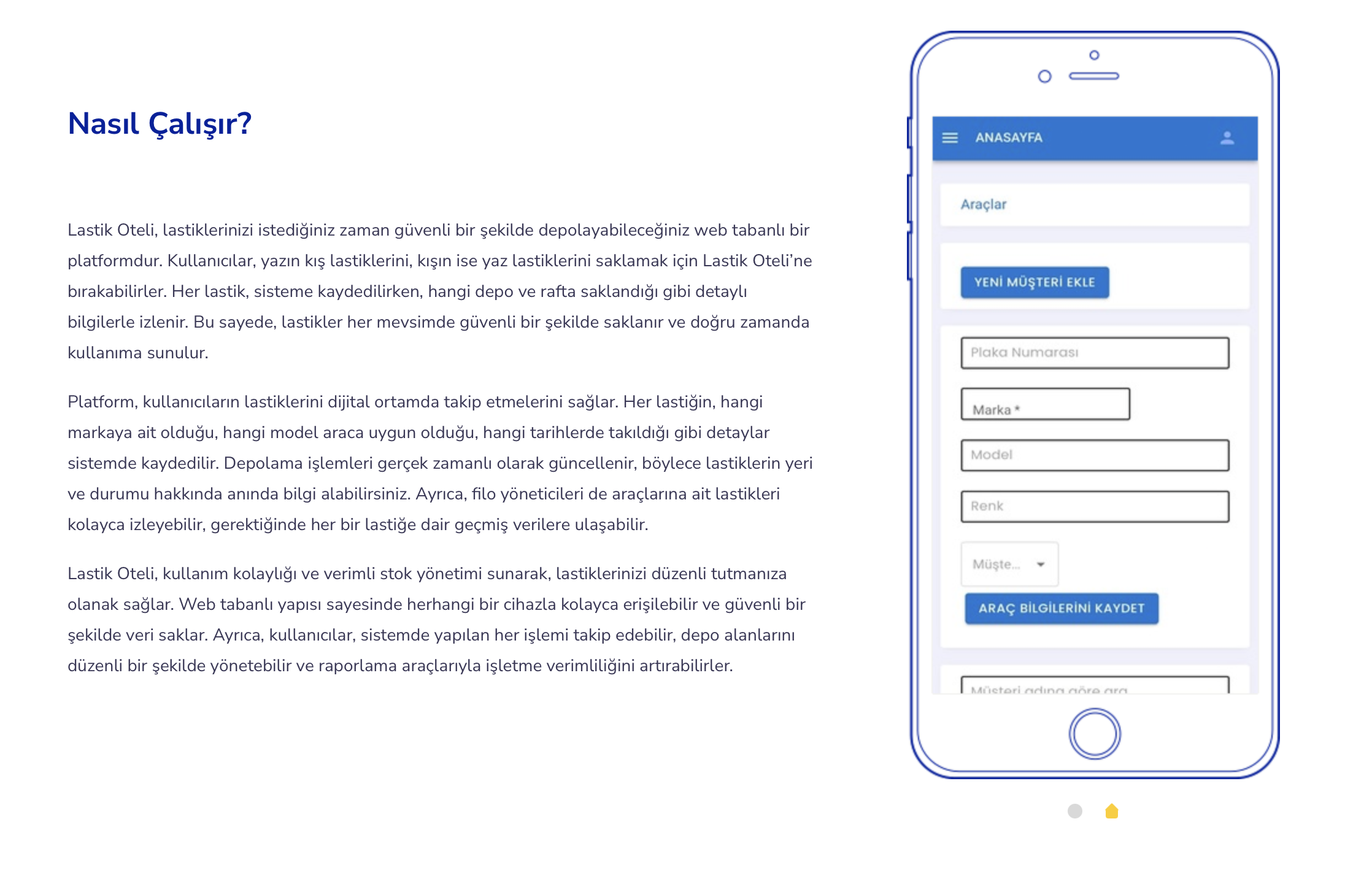 Tire Hotel Stock Panel