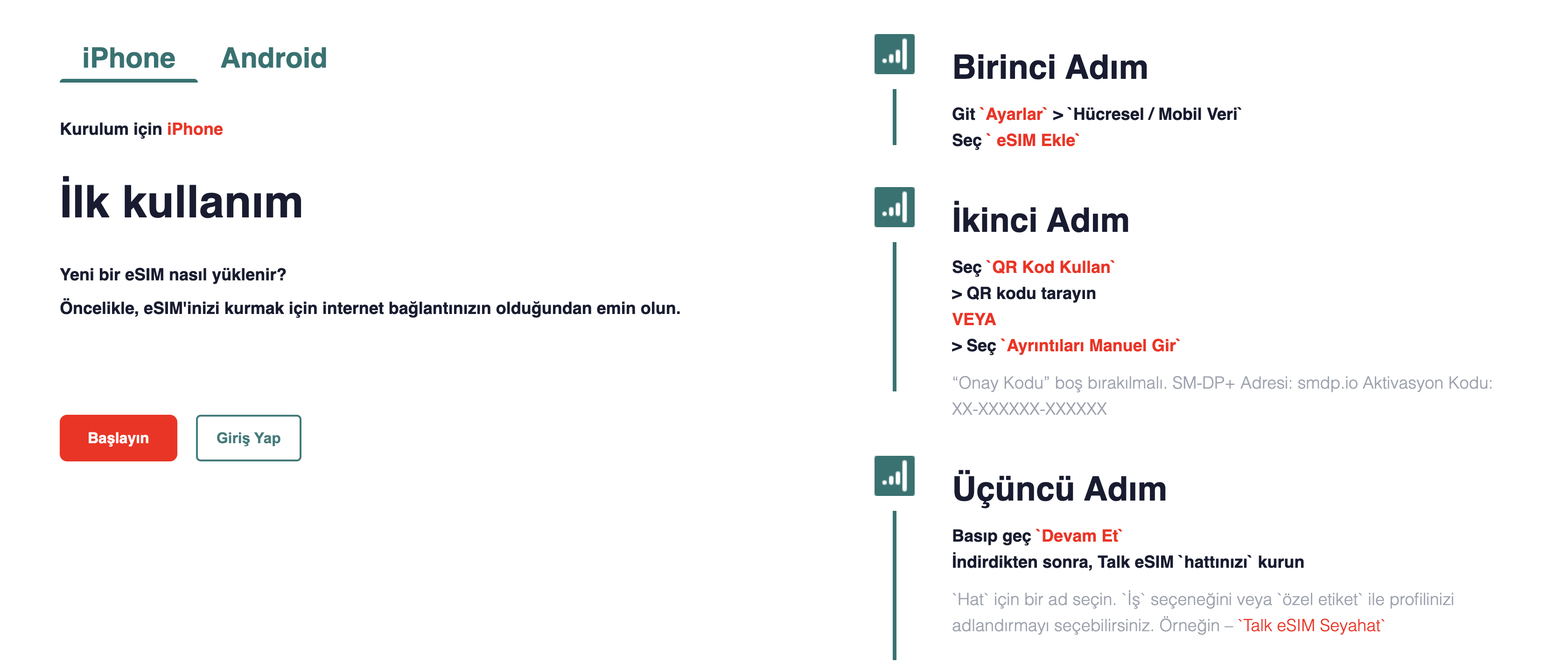 Account and Support Center